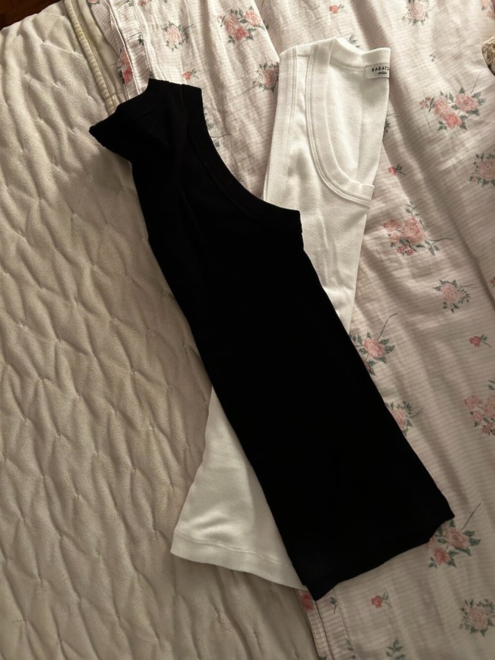 Brand new Busy Tank Black and White